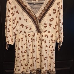 Maurices Striped and Floral Top